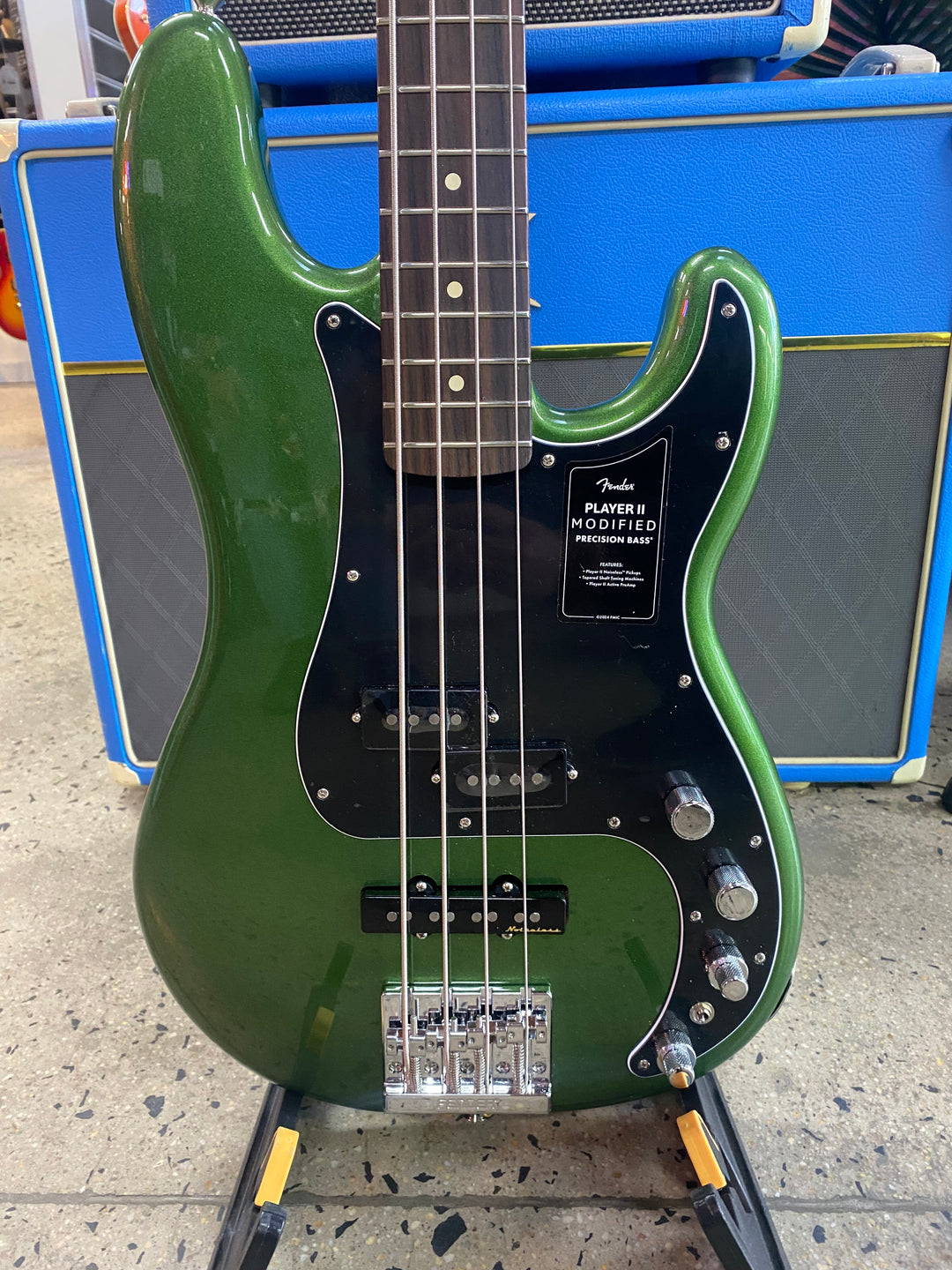 Fender Player II Modified Active Precision Bass® Rosewood | Harvest Green