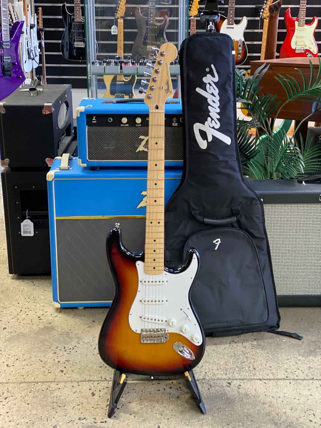 Fender MIJ ST-STD '95-96 Strat 3 Tone Sunburst W/bag ***Pre Loved***