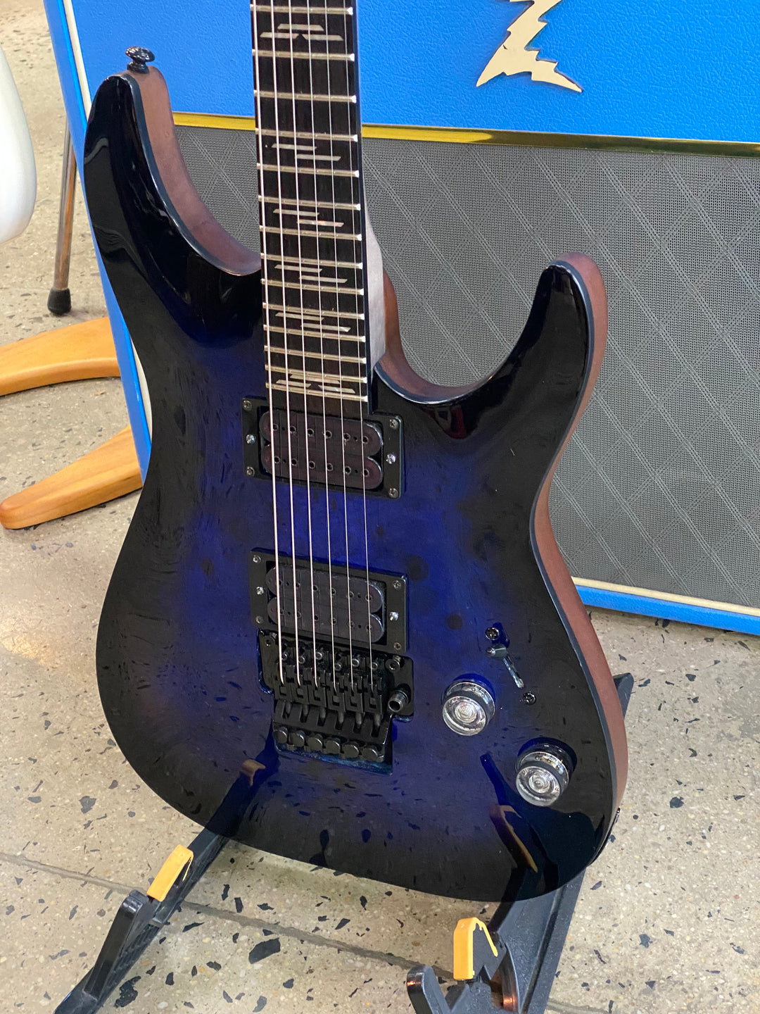 Schecter Omen Elite-6 FR | Blue Burst ***pre loved***