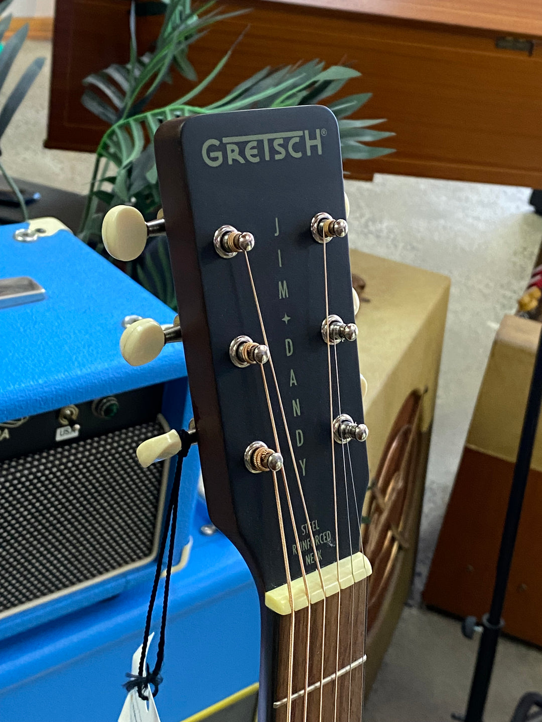 Gretsch Deltoluxe Dreadnought w/ Pickup | Black Top