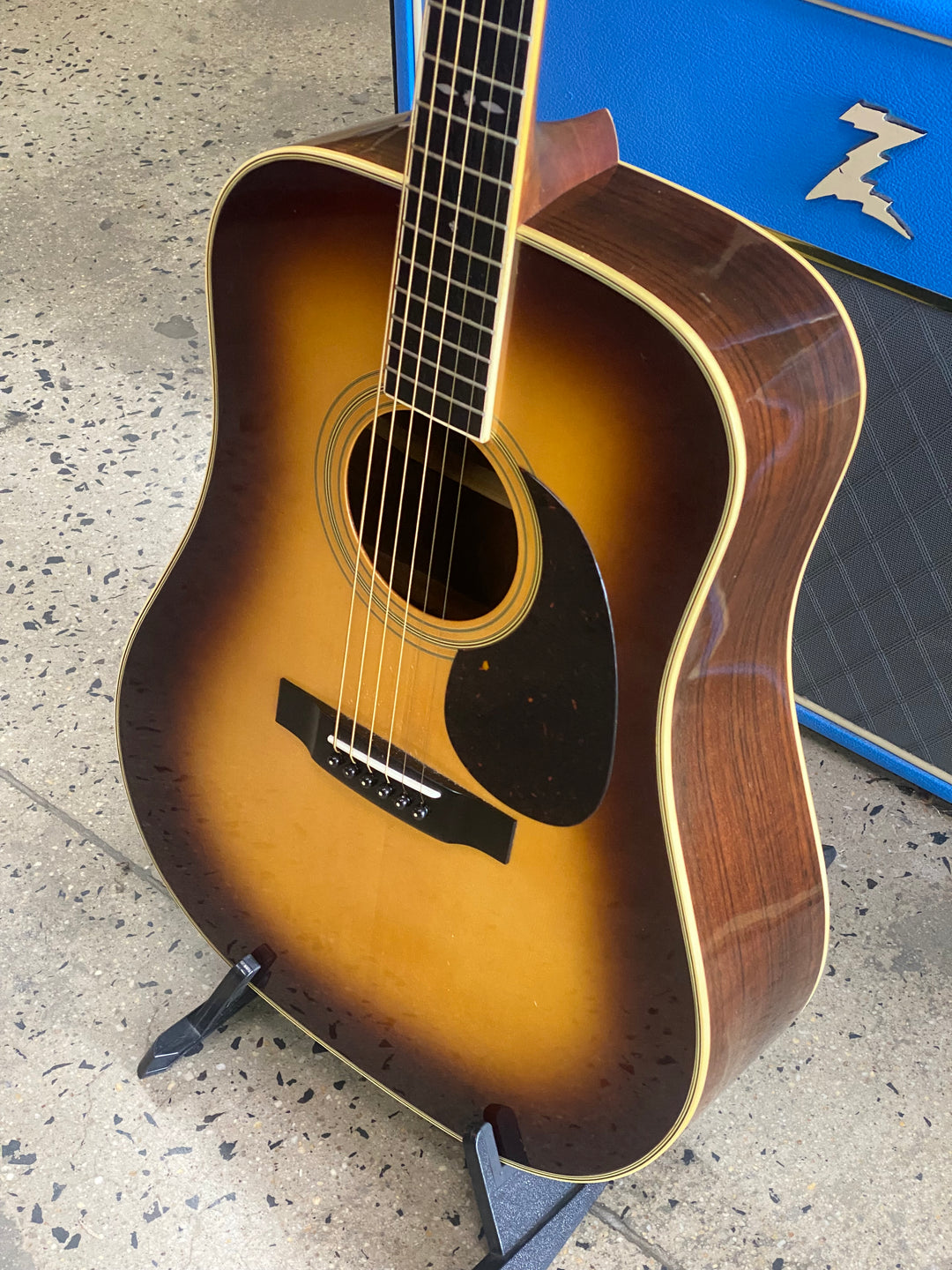 Tokai Cats Eyes MIJ CE-350 ST Dreadnought Sunburst W/case **Pre Loved**