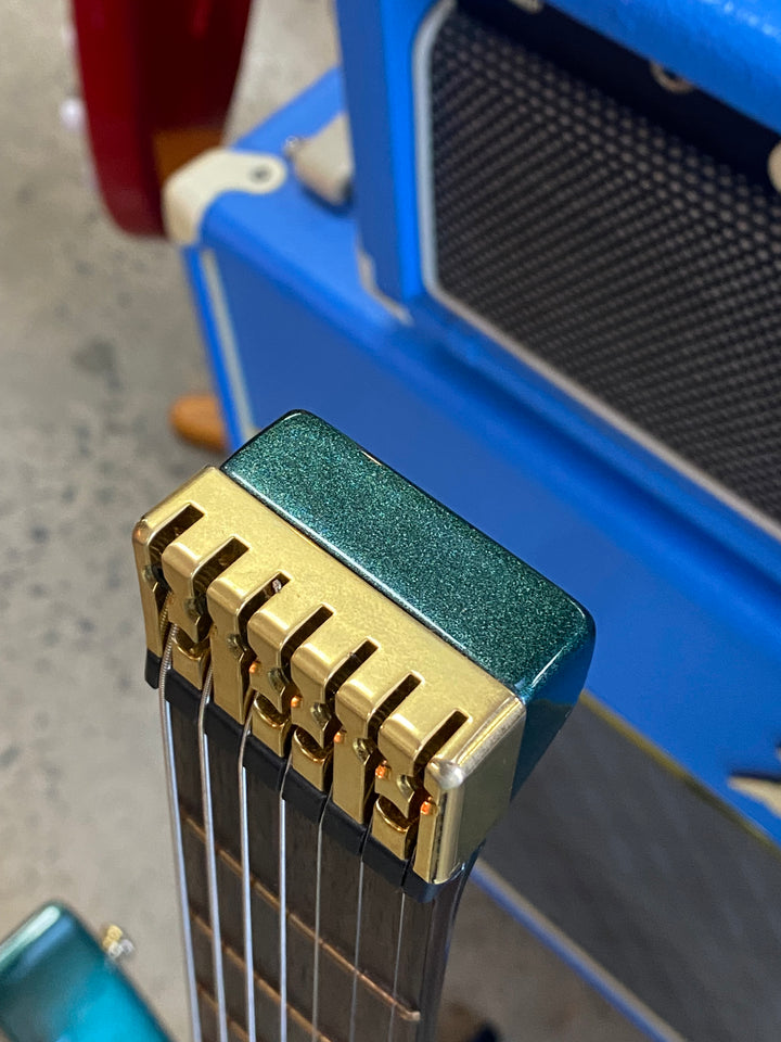 Schecter Synyster Gates Custom-7 TR Headless Oak Green Metallic ***Pre Loved***