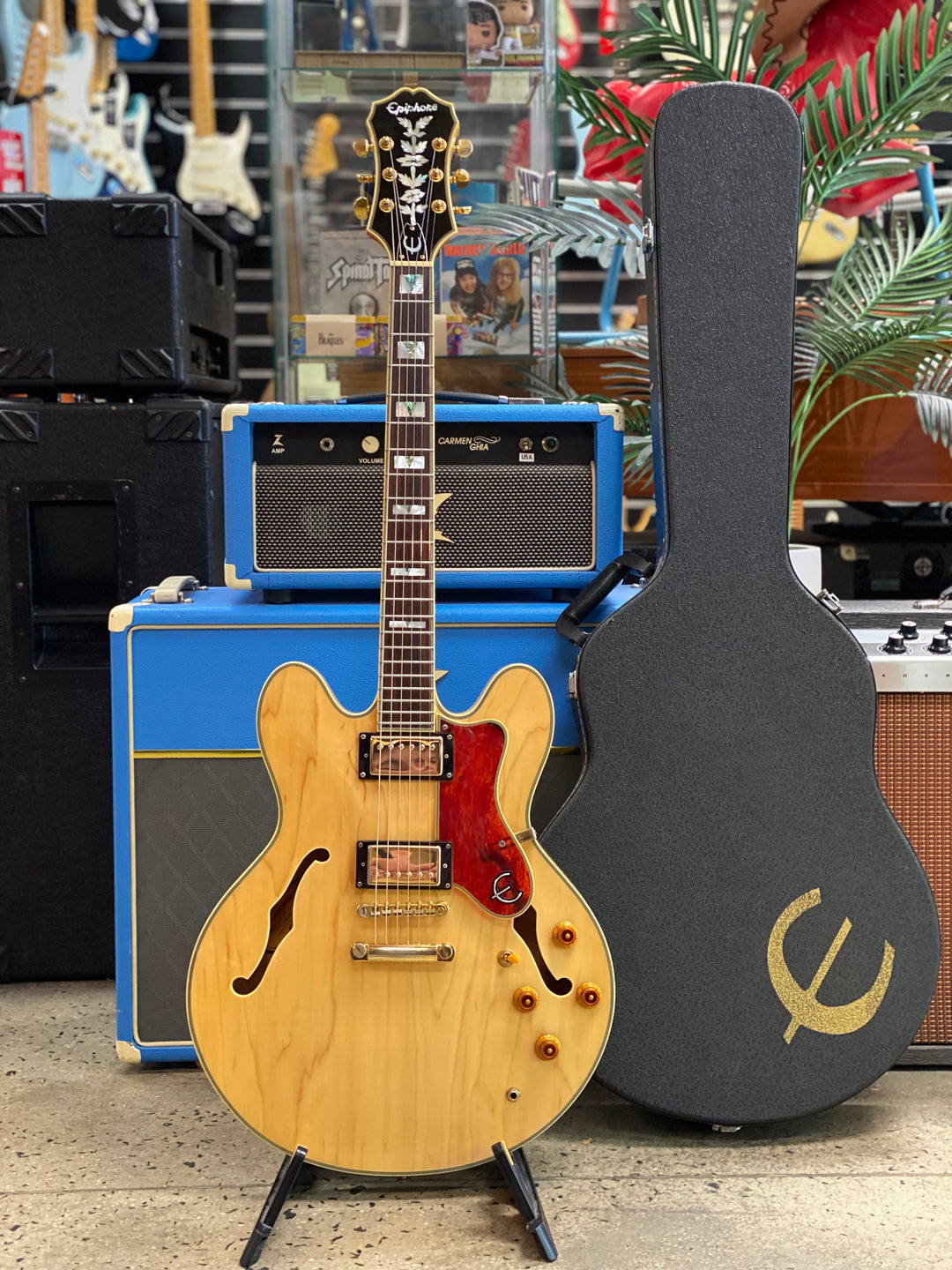 Epiphone MIK 2005 Sheraton II w/case | Natural ***Pre Loved***