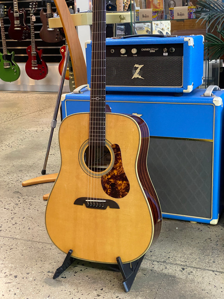 Alvarez MD60E Herringbone Dreadnought w/pickup w/bag ***pre loved***