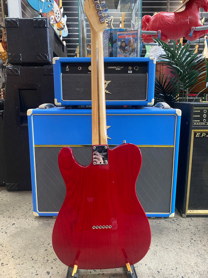 Fender 2017 American Pro Telecaster *modded* w/case Crimson Red Transparent ***pre loved***