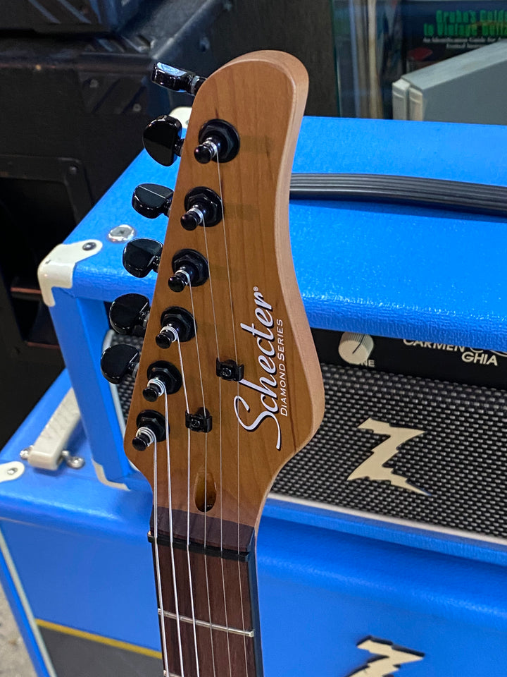 Schecter PT Standard | Black Fade Burst Burl