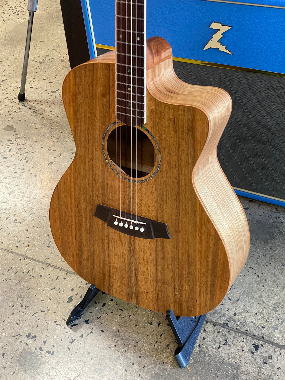 Cole Clark Studio SAN1EC Grand Auditorium Blackwood top back & sides
