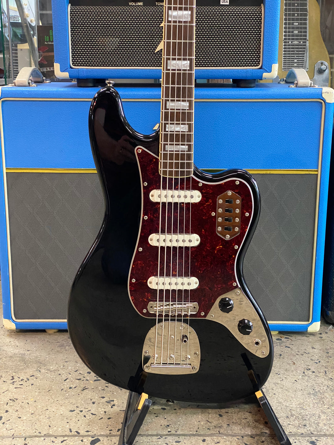 Fender Squier Classic Vibe Bass VI Black W/bag ***Pre Loved***