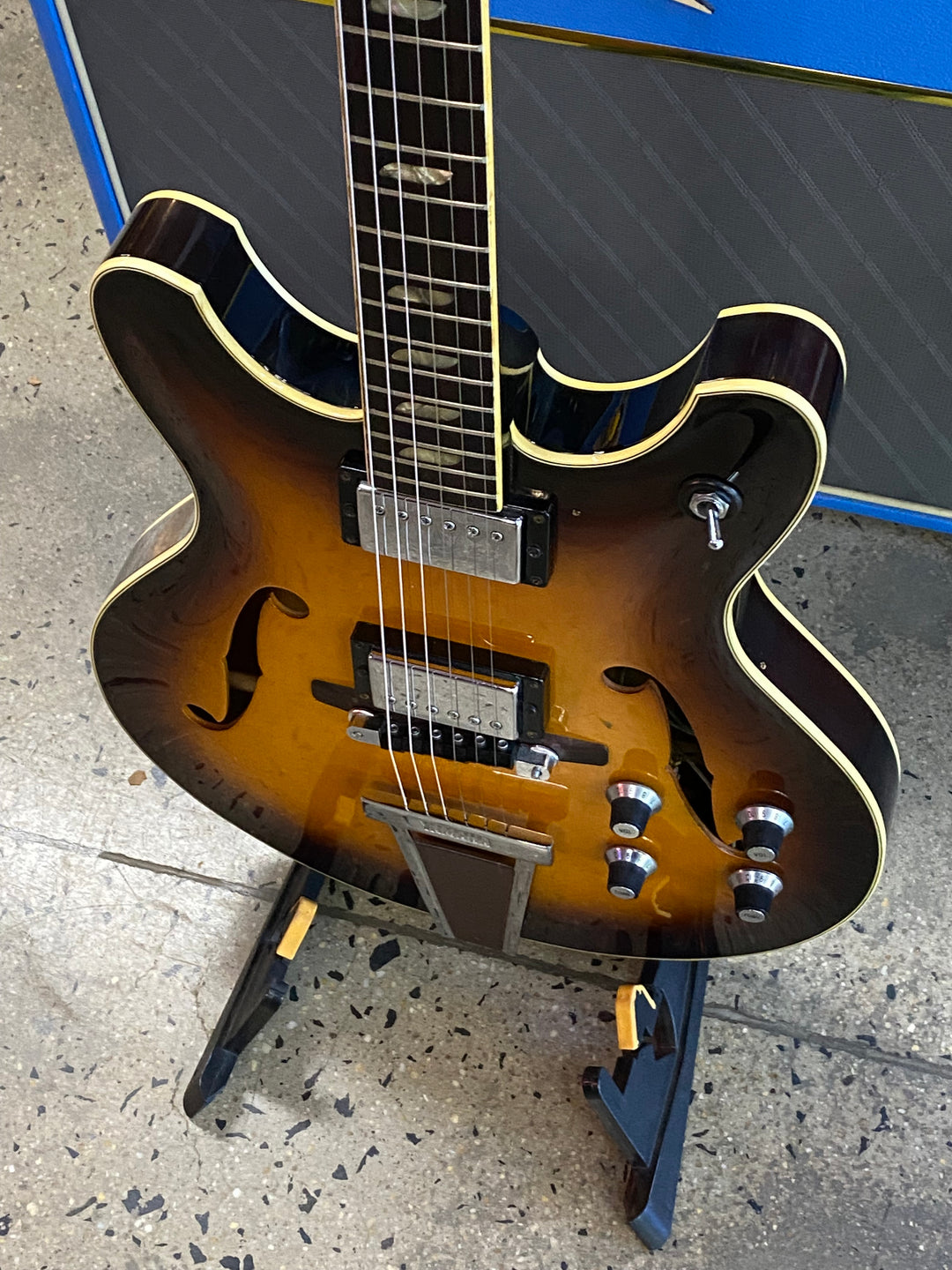 Yamaha 1974 SA-60 Semi Hollow Guitar wbag | Sunburst ***pre loved***