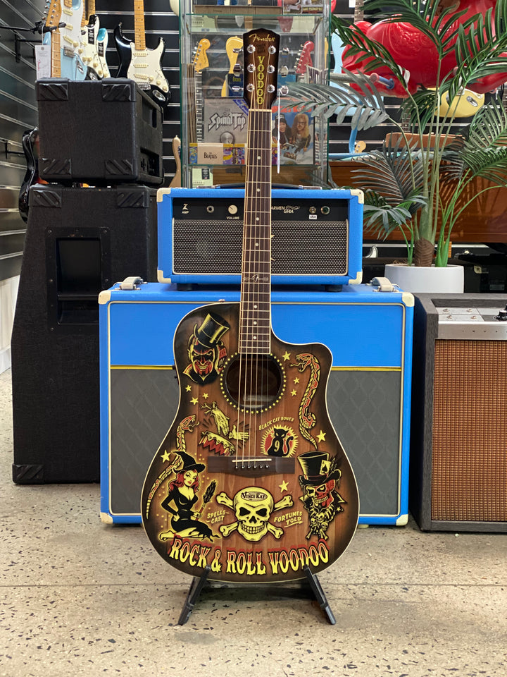 Fender Vince Ray - Voodoo & Spookshow Acoustics ***pre loved***