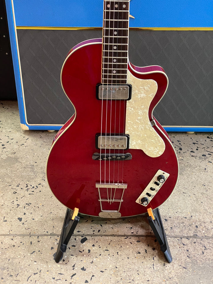 Hofner Contemporary Club Single Cut | Red w/case ***Pre loved***