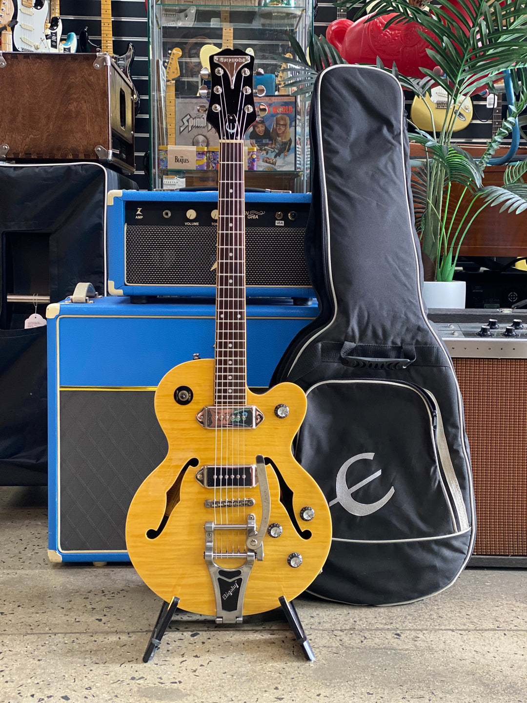 Epiphone 2009 Wildkat w/bag | Natural ***pre loved***