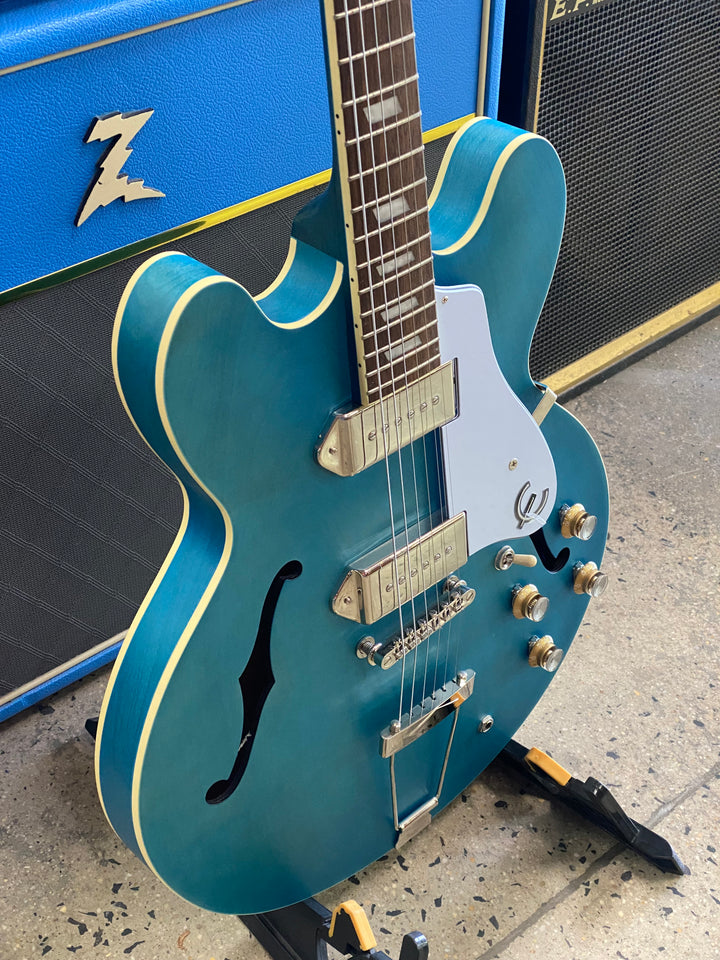 Epiphone 2021 Casino Archtop Hollowbody Worn Blue Denim ***Pre Loved***