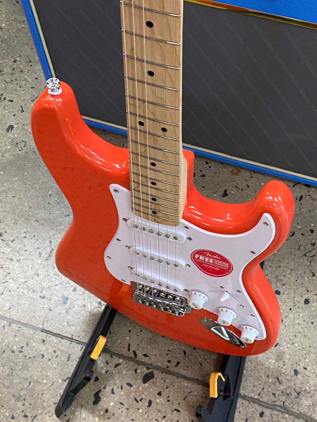 Squier FSR Sonic Strat | Fiesta Red