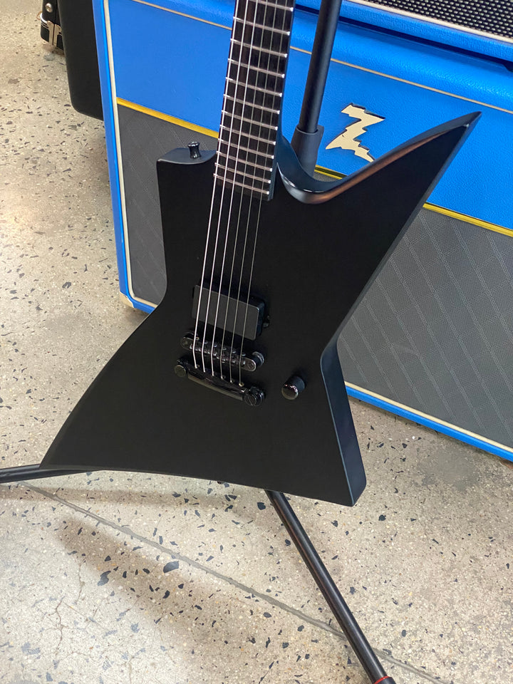 LTD EX MIK Black Metal Electric Guitar Black Satin W/case ***Pre Loved***