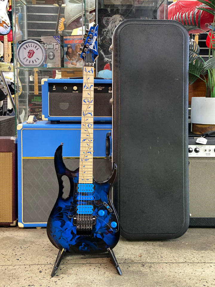 Ibanez 2024 JEM77P w/case | Blue Floral ***pre loved***