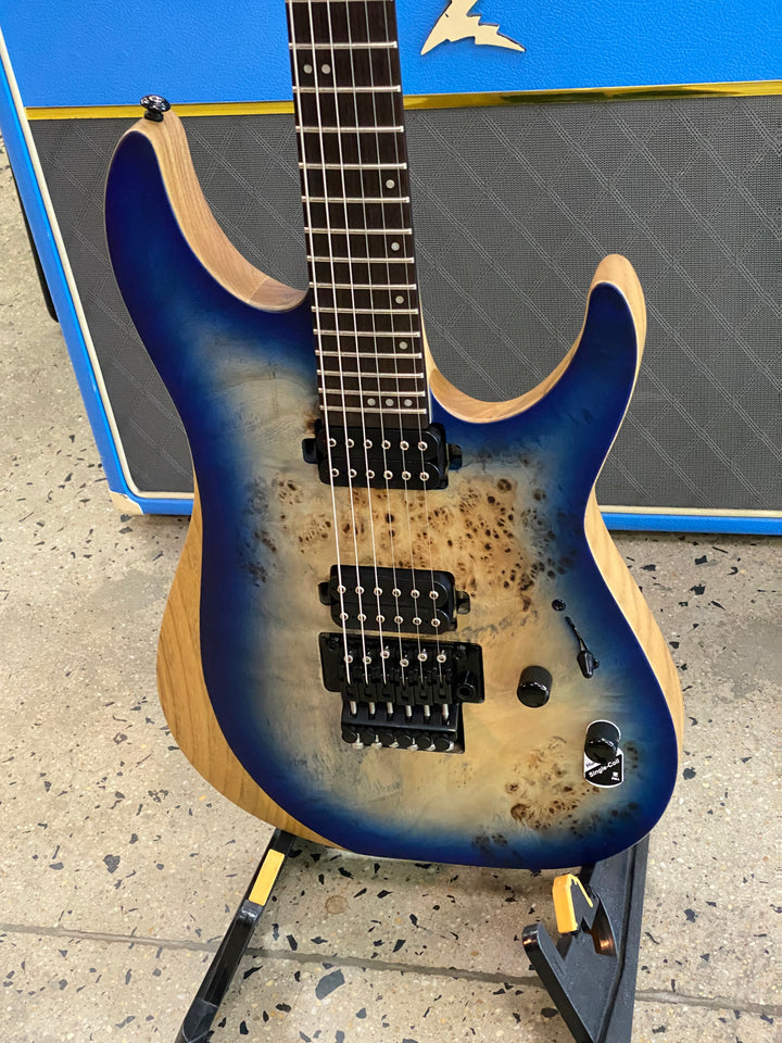 Schecter Guitars Reaper-6 Floyd Rose | Satin Sky Burst