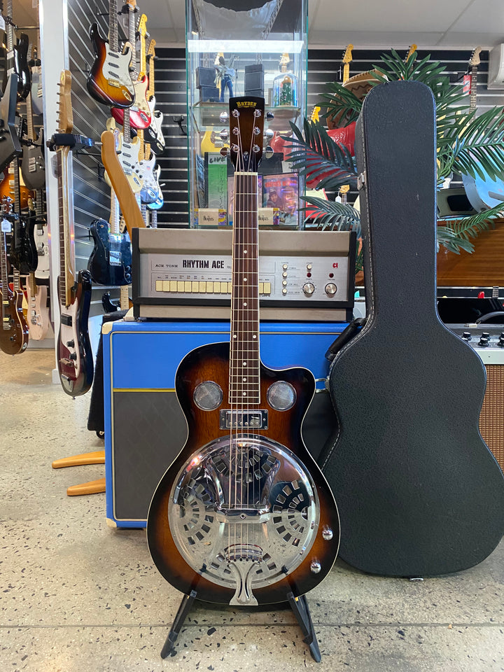 Bryden BRE2ETS Cutaway Electric Resonator Guitar Tobacco Sunburst W/case ***Pre Loved***