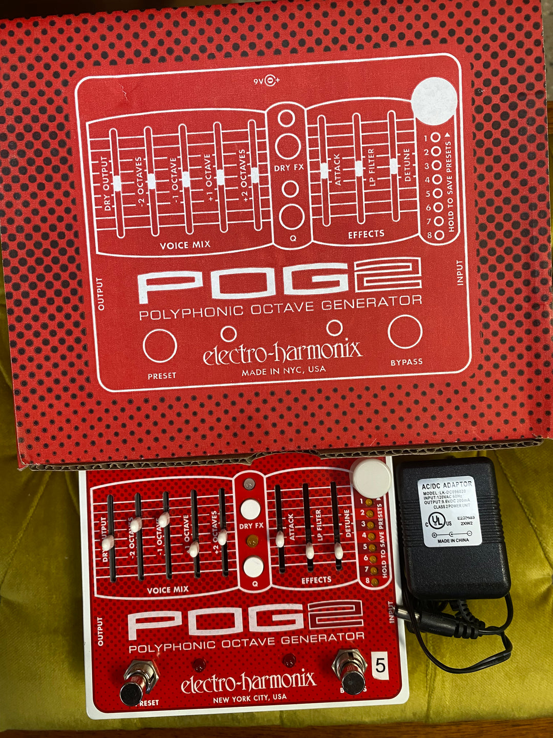 Electro Harmonix POG2 Polyphonic Octave Generator W/box ***Pre Loved***