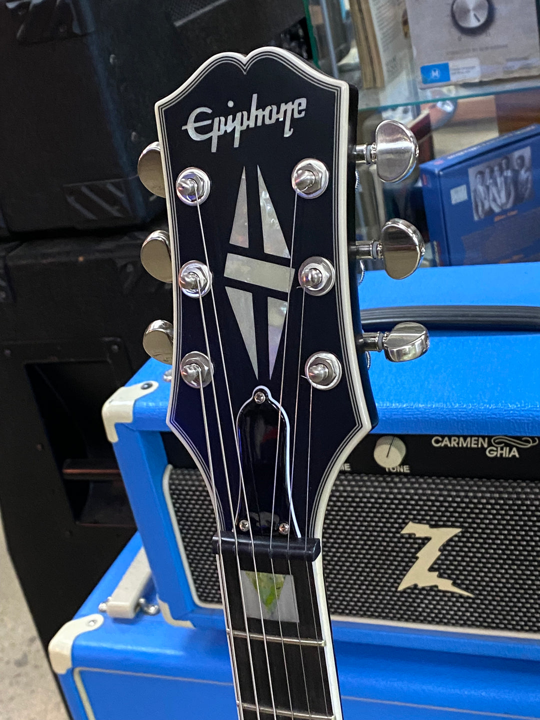 Epiphone 2021 Les Paul Prophecy | Olive Tiger Aged Gloss **pre loved**