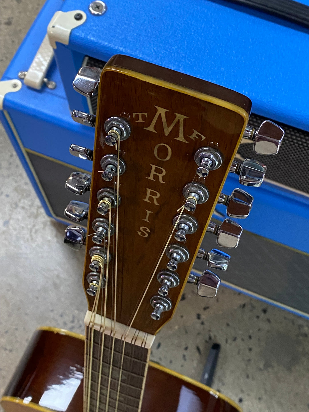 Morris MIJ B-50 12 String Acoustic Natural W/bag ***pre loved***