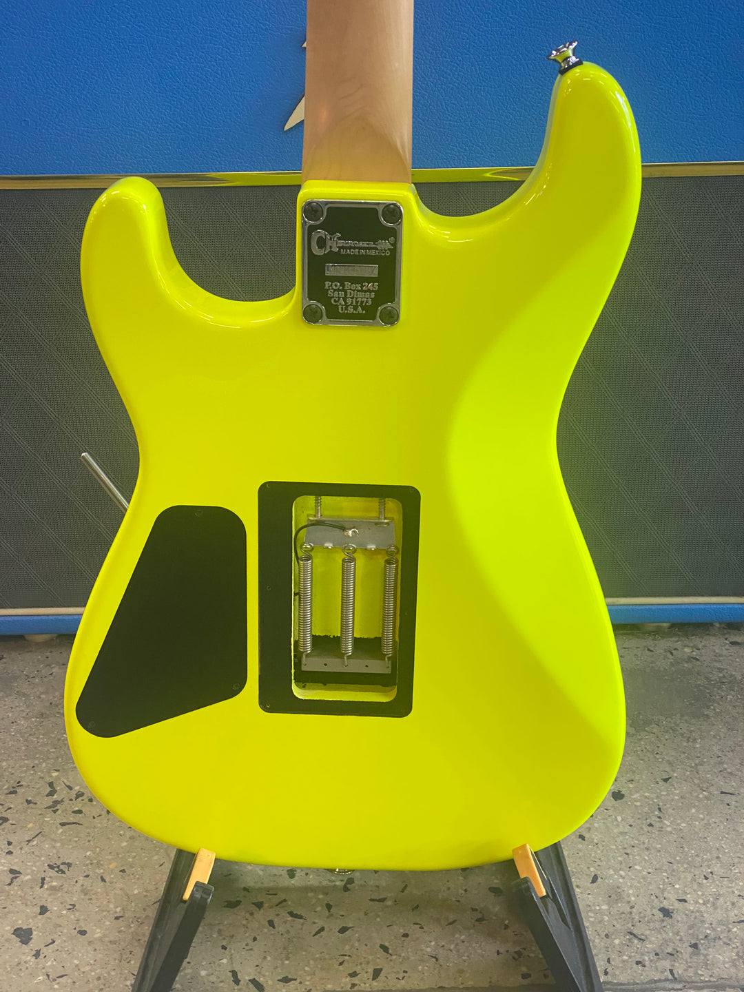 Charvel 2016 Pro Mod San Dimas Style 1 2H FR Neon Yellow W/bag ***Pre Loved***