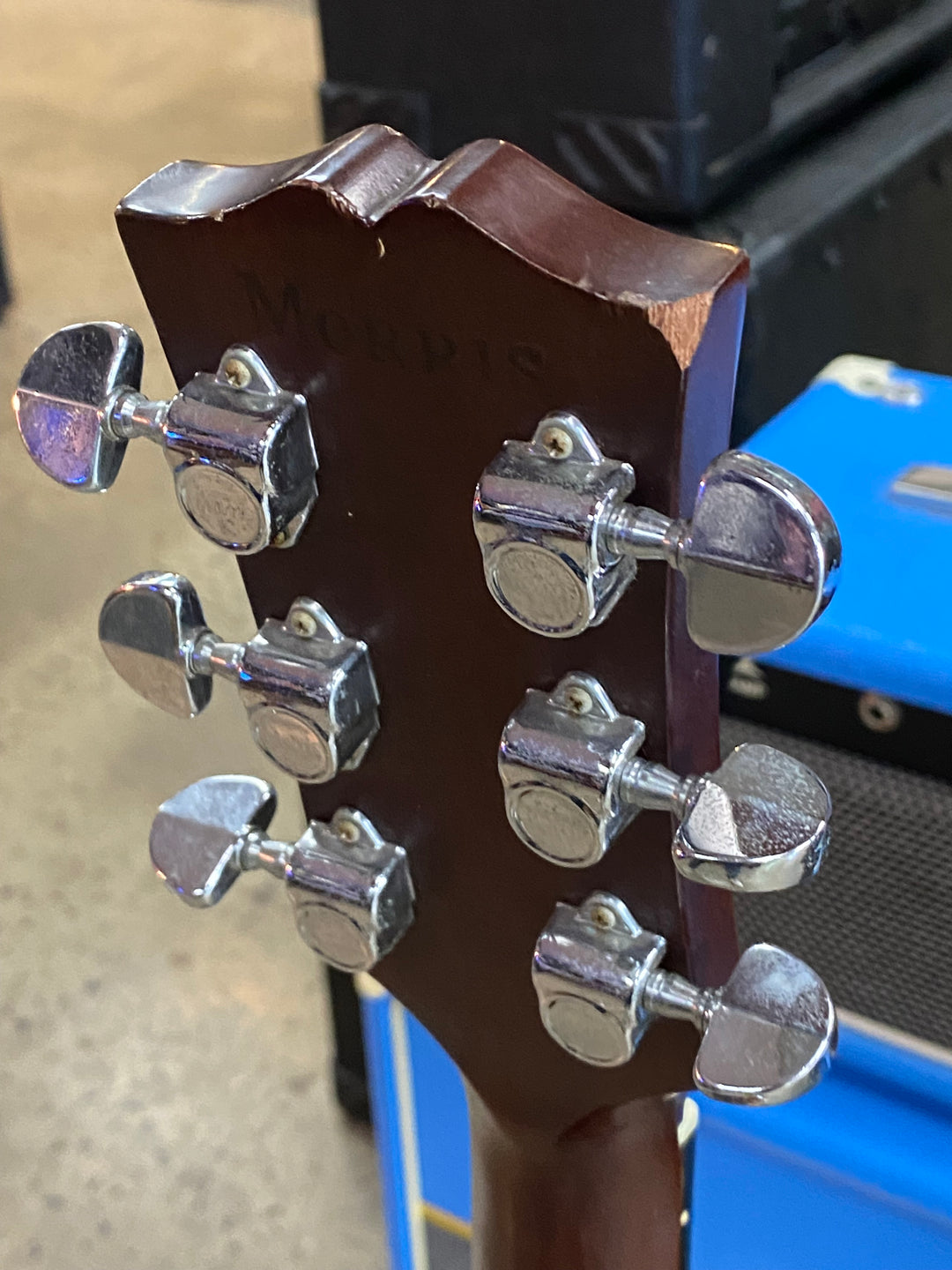 Morris WJ-25 Natural Double Pickguard W/Case | Natural ***pre loved***