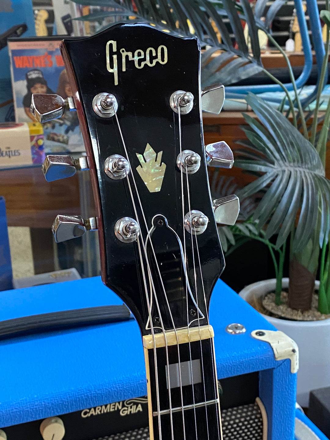 Greco MIJ SA-550 330 Style Early 70's Cherry Red W/case Pre Loved