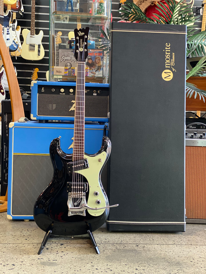 Mosrite MIJ Reissue Ventures w/case | Black ***pre loved***