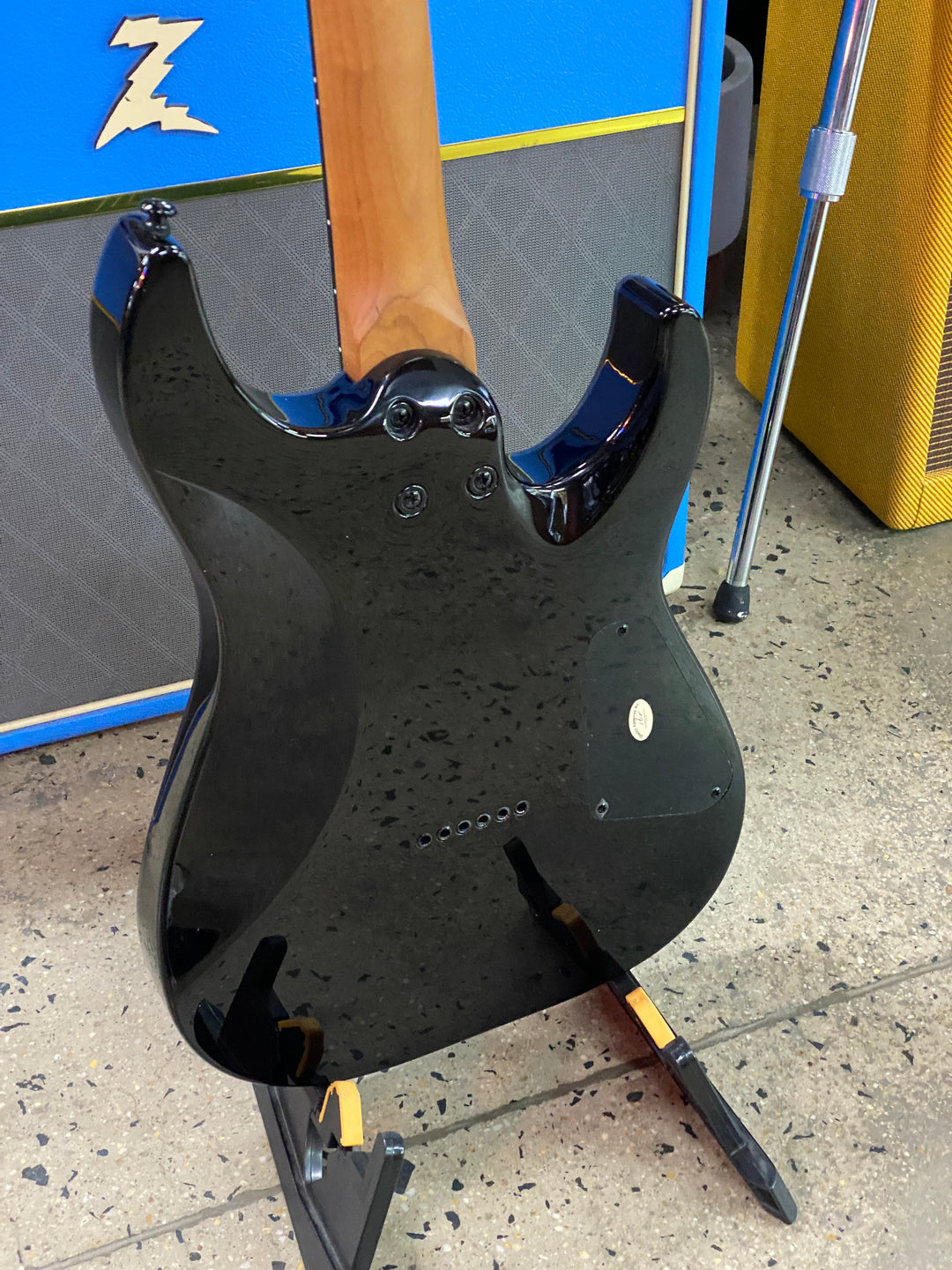 Schecter C-1 Standard Left Hand | Black Fade Burst