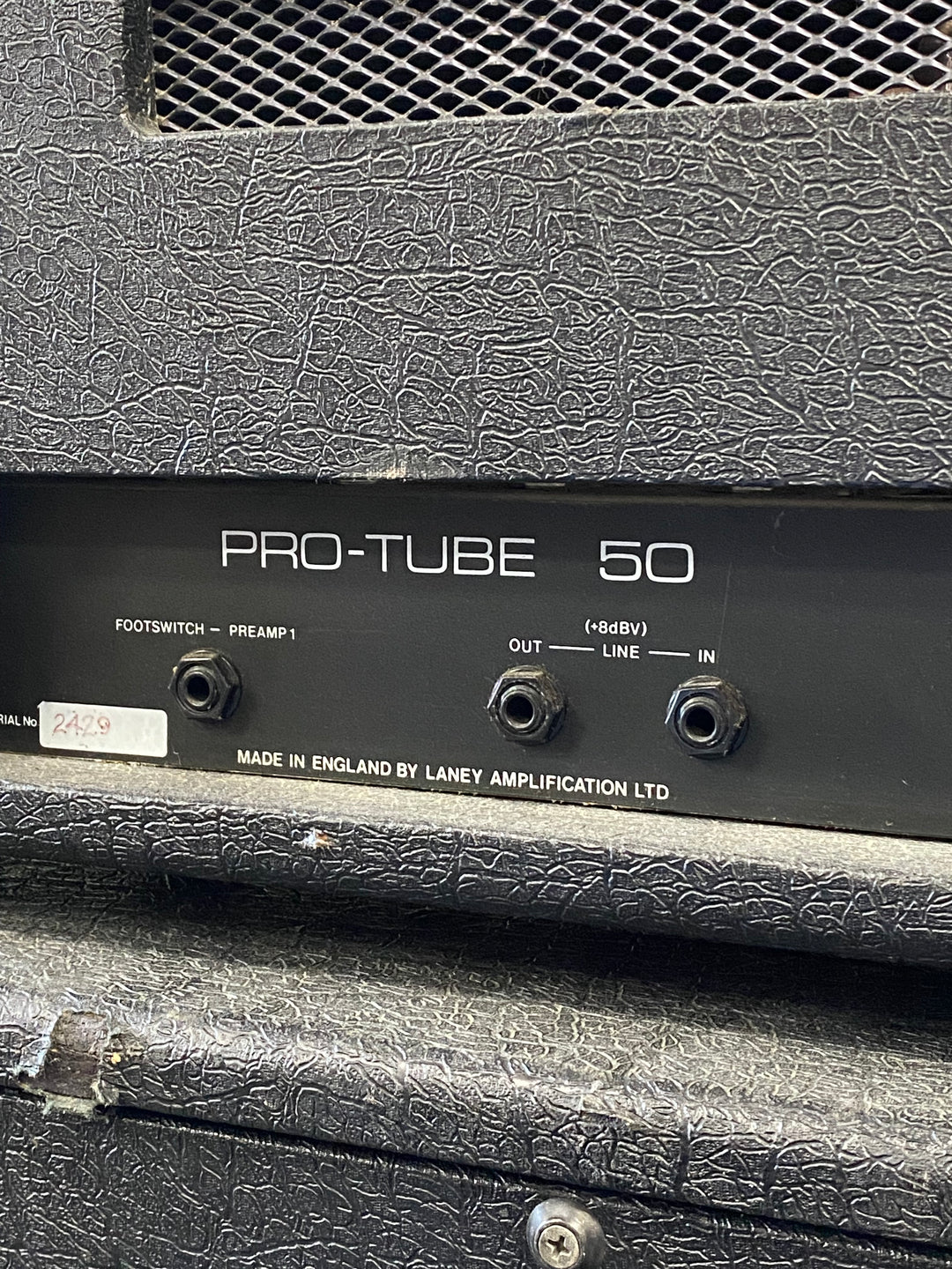 Laney AOR 50 Pro Tube Head 50w and matching quad 4x12 ***Pre Loved***