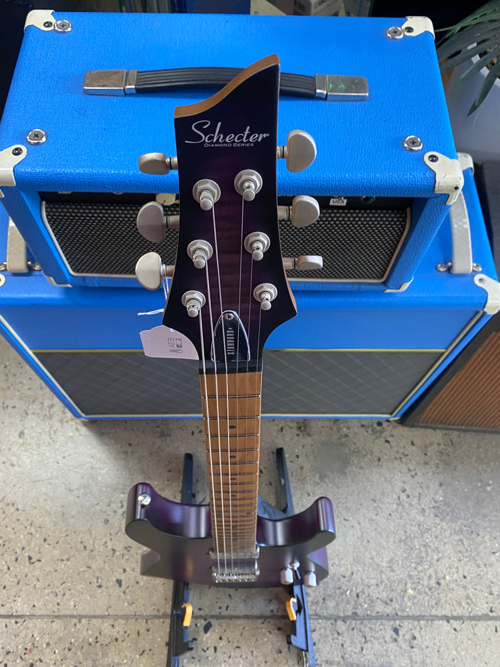 Schecter C-1 Standard Plus Electric Guitar | Purple Burst (TPB)