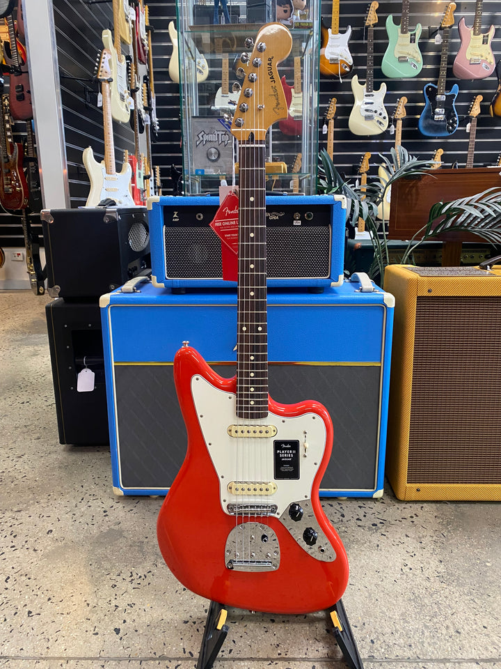 Fender Player II Jaguar Rosewood Fingerboard | Coral Red