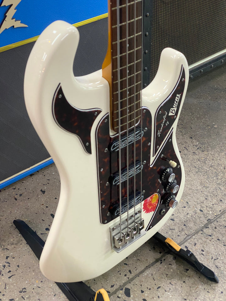 Burns London 2014 Shadows Bass Japan Exclusive Model w/bag | White ***pre loved***