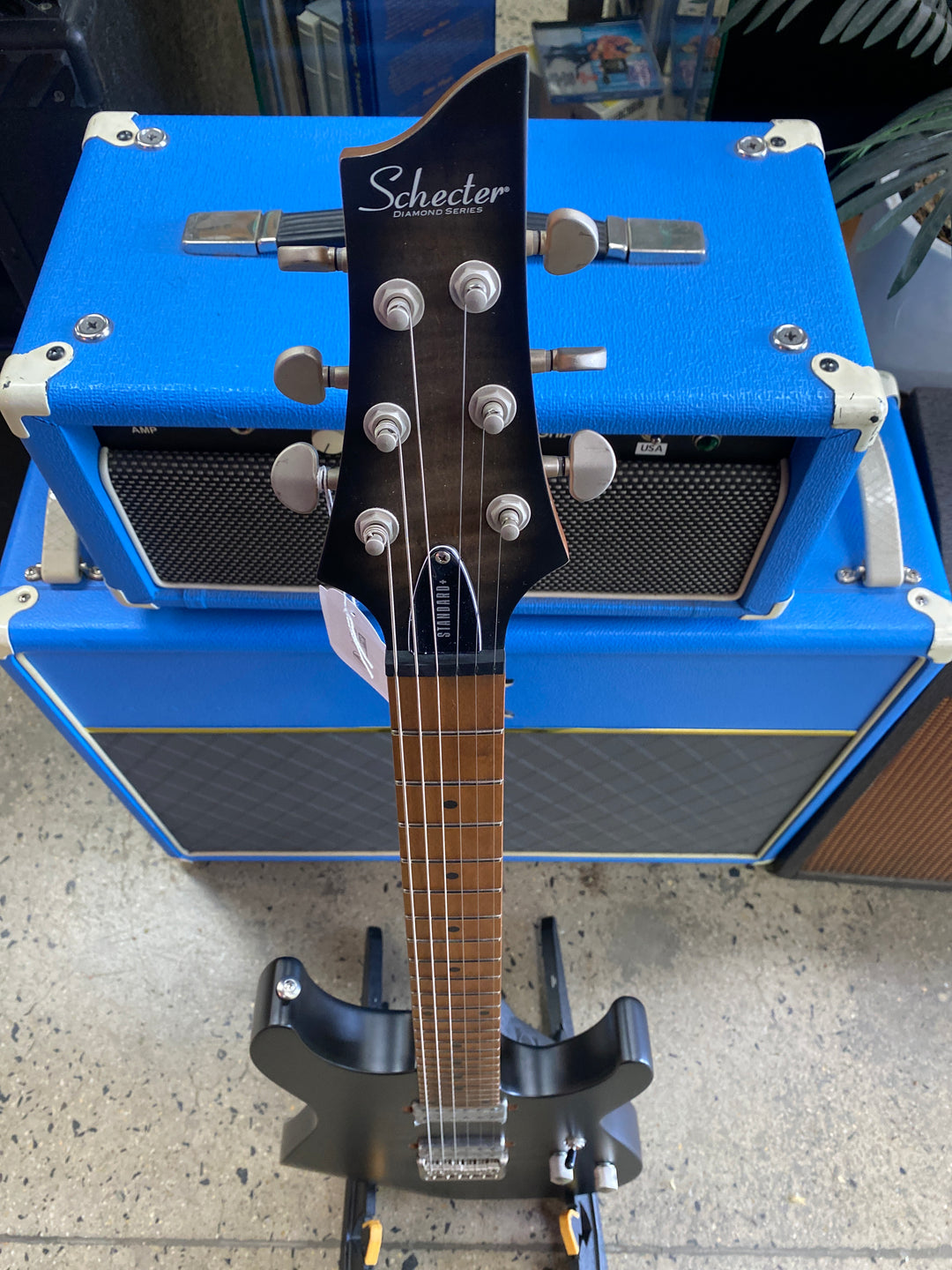 Schecter C-1 Standard Plus Electric Guitar | Black Burst (TBB)