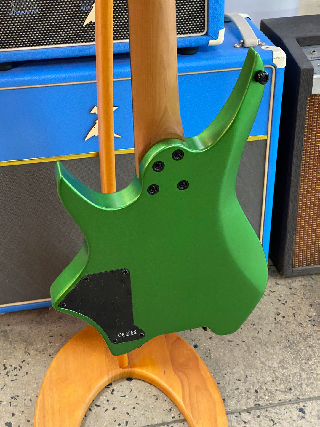 Hils HN3 Headless Electric Guitar | Satin Metallic Emerald
