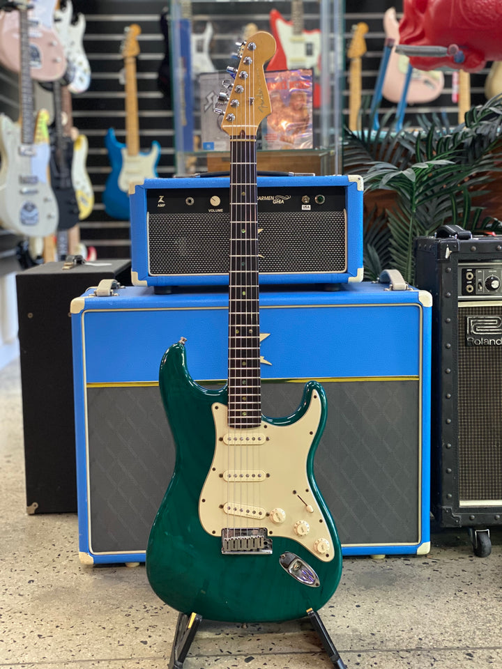 Fender 2003 American Deluxe Stratocaster | Teal Green Transparent W/bag ***pre loved***