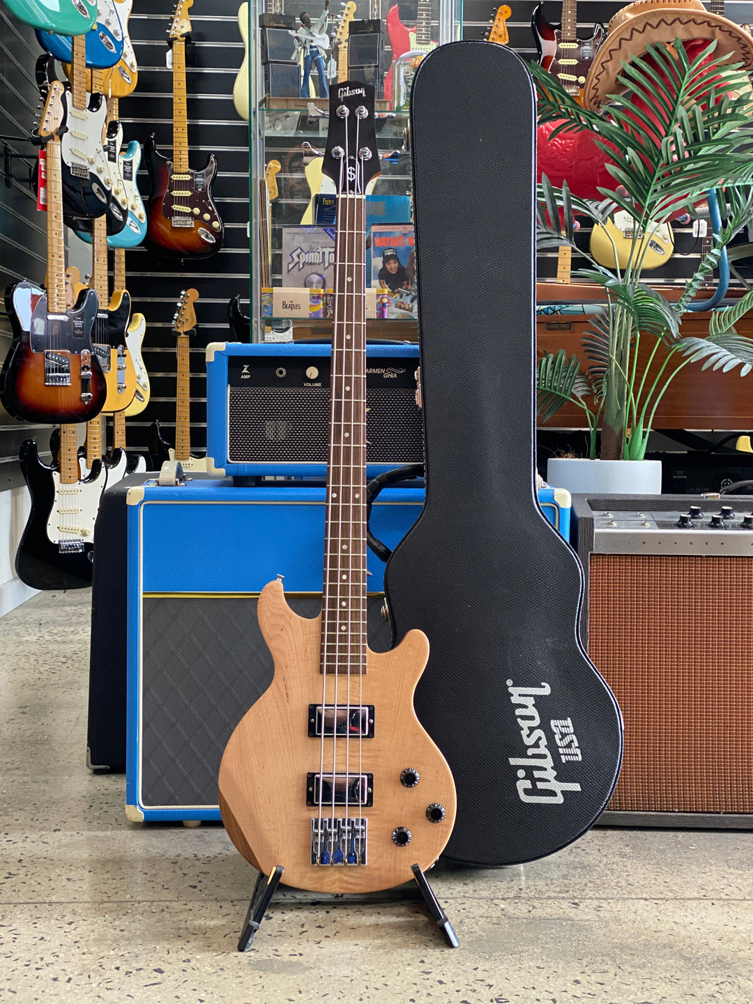 Gibson USA 2007 Les Paul Money Bass w/case | Satin Natural ***pre loved***