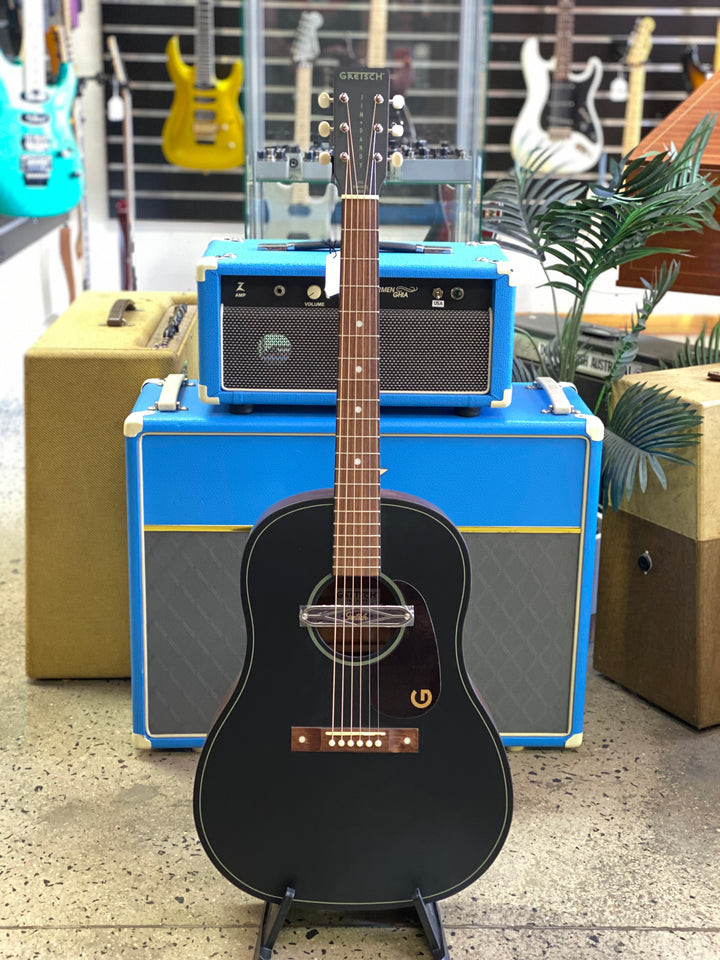 Gretsch Deltoluxe Dreadnought w/ Pickup | Black Top