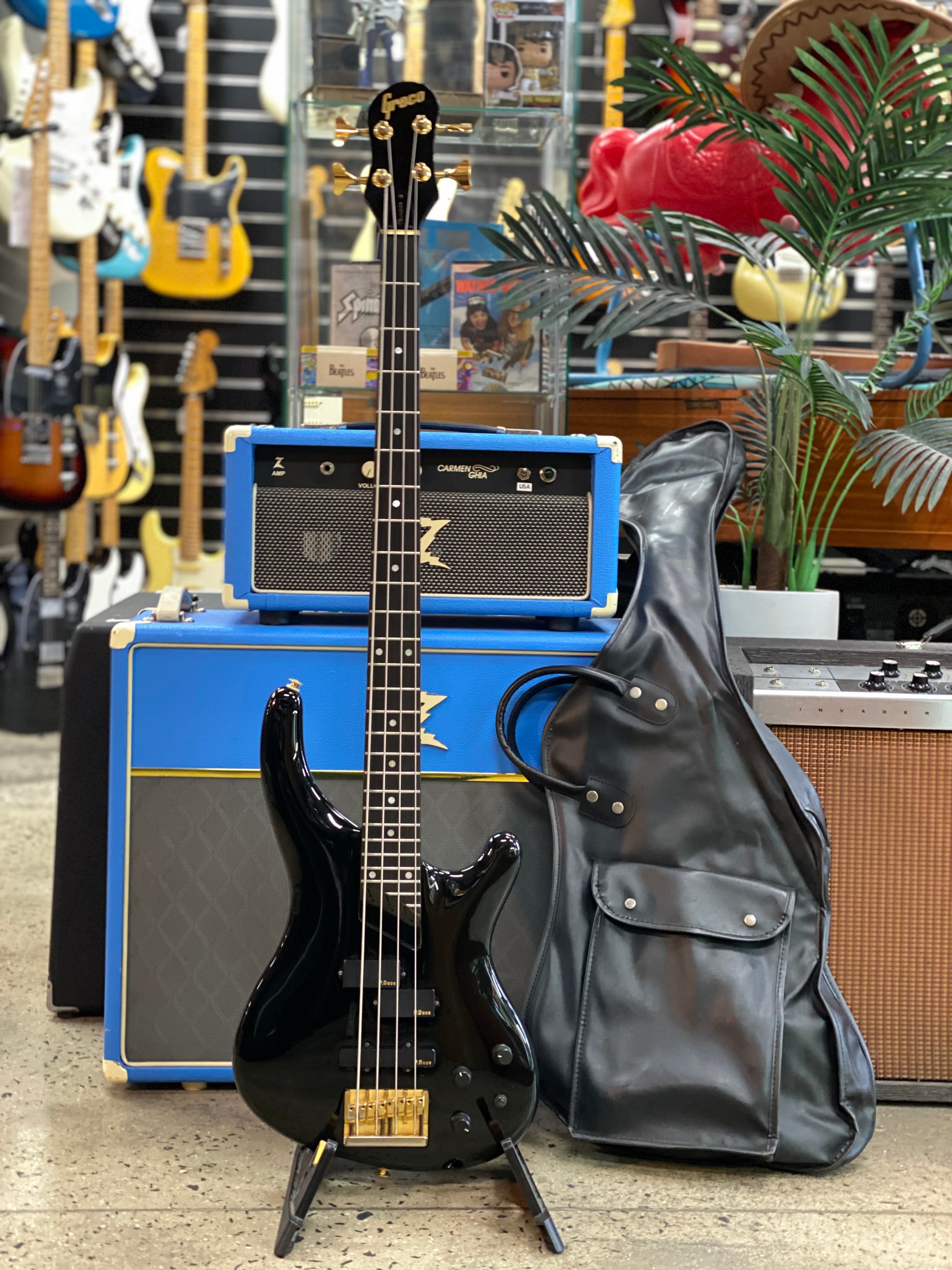 s*s様 【激レア】Greco PXB 5Strings Bass Black Greco Phoenix Series PXB-80 Bass w/bag | Black ***pre loved