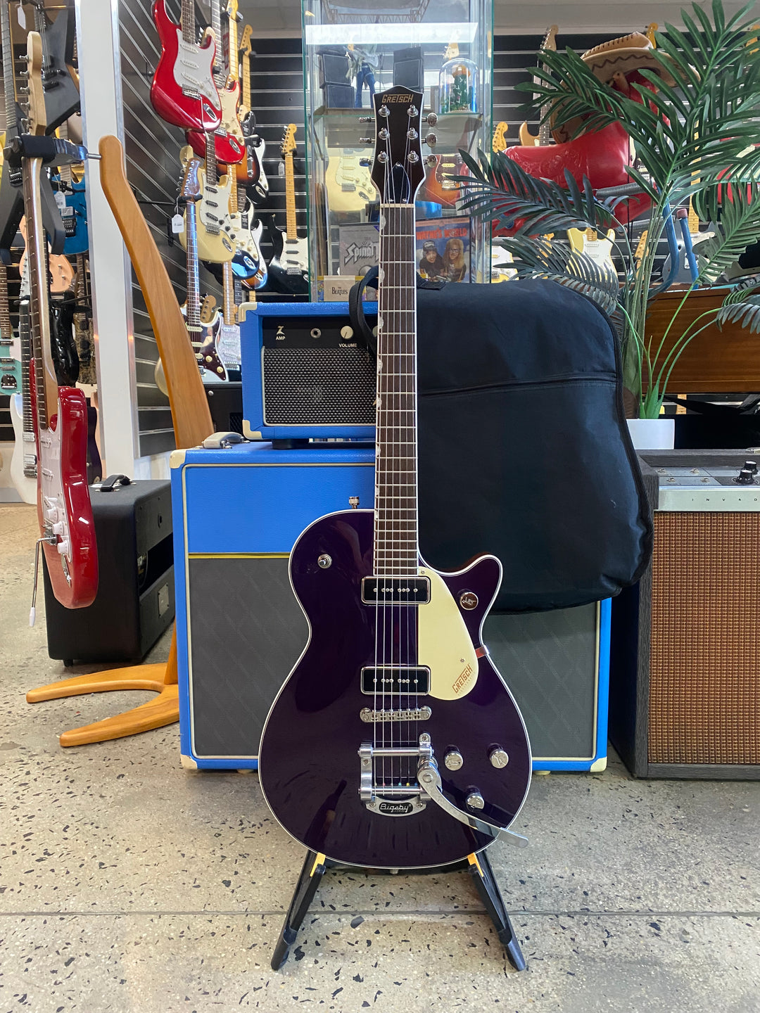 Gretsch G5210T-P90 Electromatic Jet Two 90 w Bigsby Amethyst Wbag ***Pre Loved***