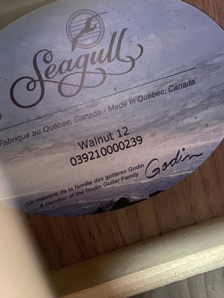 Seagull Walnut 12 String Acoustic Guitar W/Case ***Pre Loved***