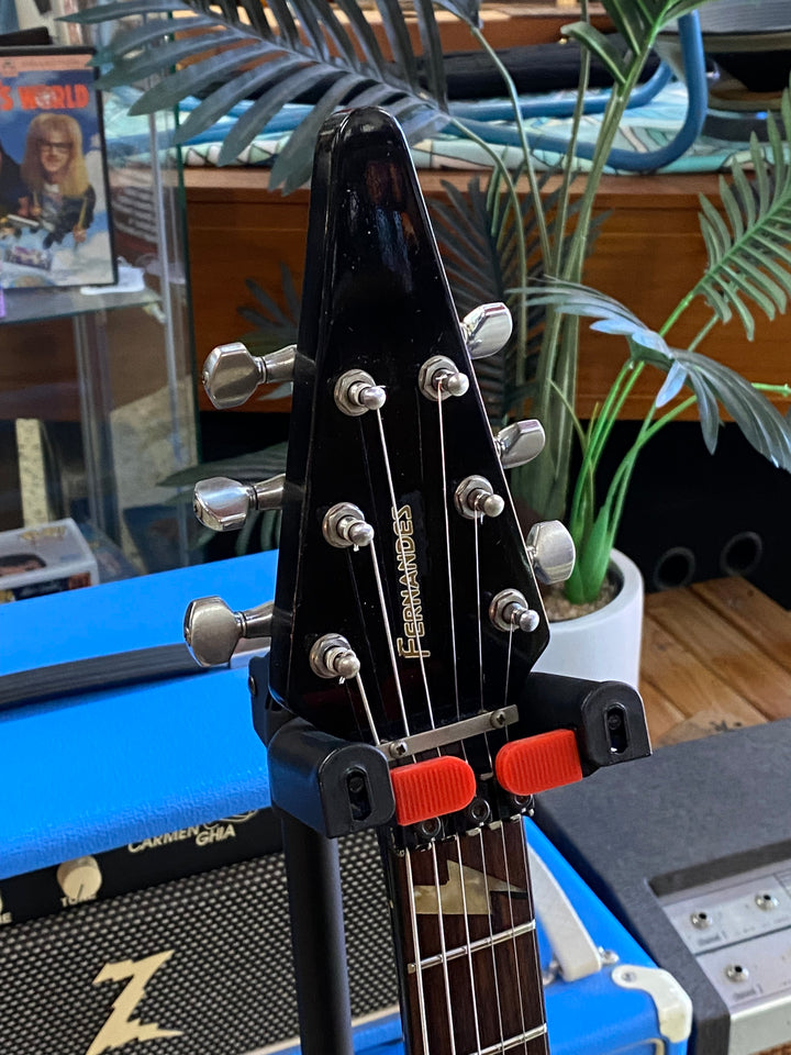 Fernandes 80s BSV Flying V *modded* w/bag | Black ***pre loved***