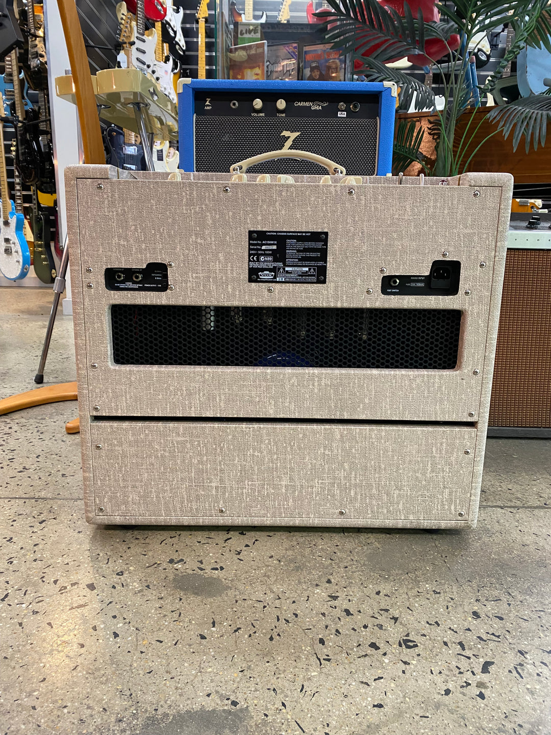 VOX AC15HW1X Hand Wired 1x12 Tube Combo ALNICO BLUE  ***Pre Loved***