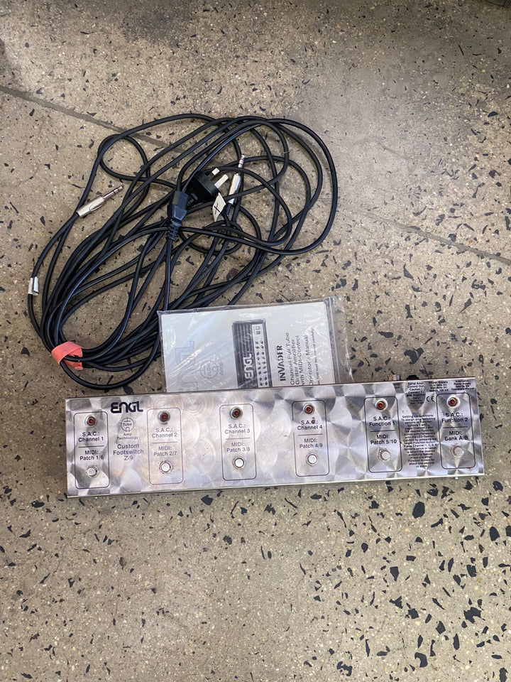 ENGL Invader 100W 4Ch Head W/footswitch and tour case ***pre loved***