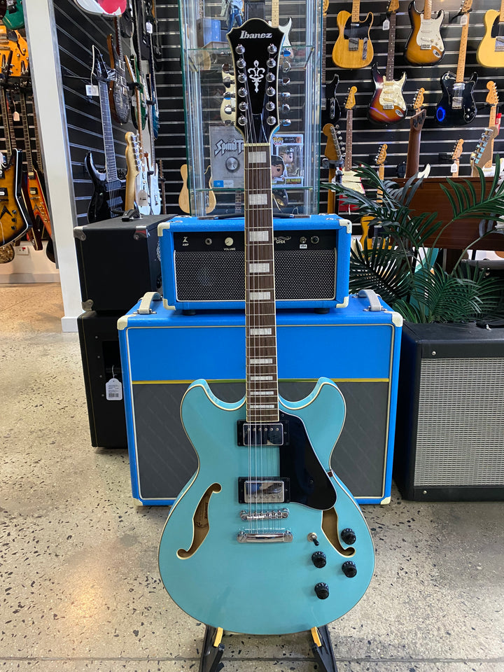 Ibanez AS7312-MTB SB-02 Artcore 12-String Semi Hollow Guitar Mint Blue W/bag ***Pre Loved***