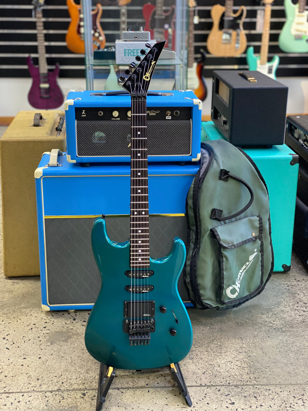 Charvel Model 3 HSS Electric Blue w/bag ***Pre Loved***