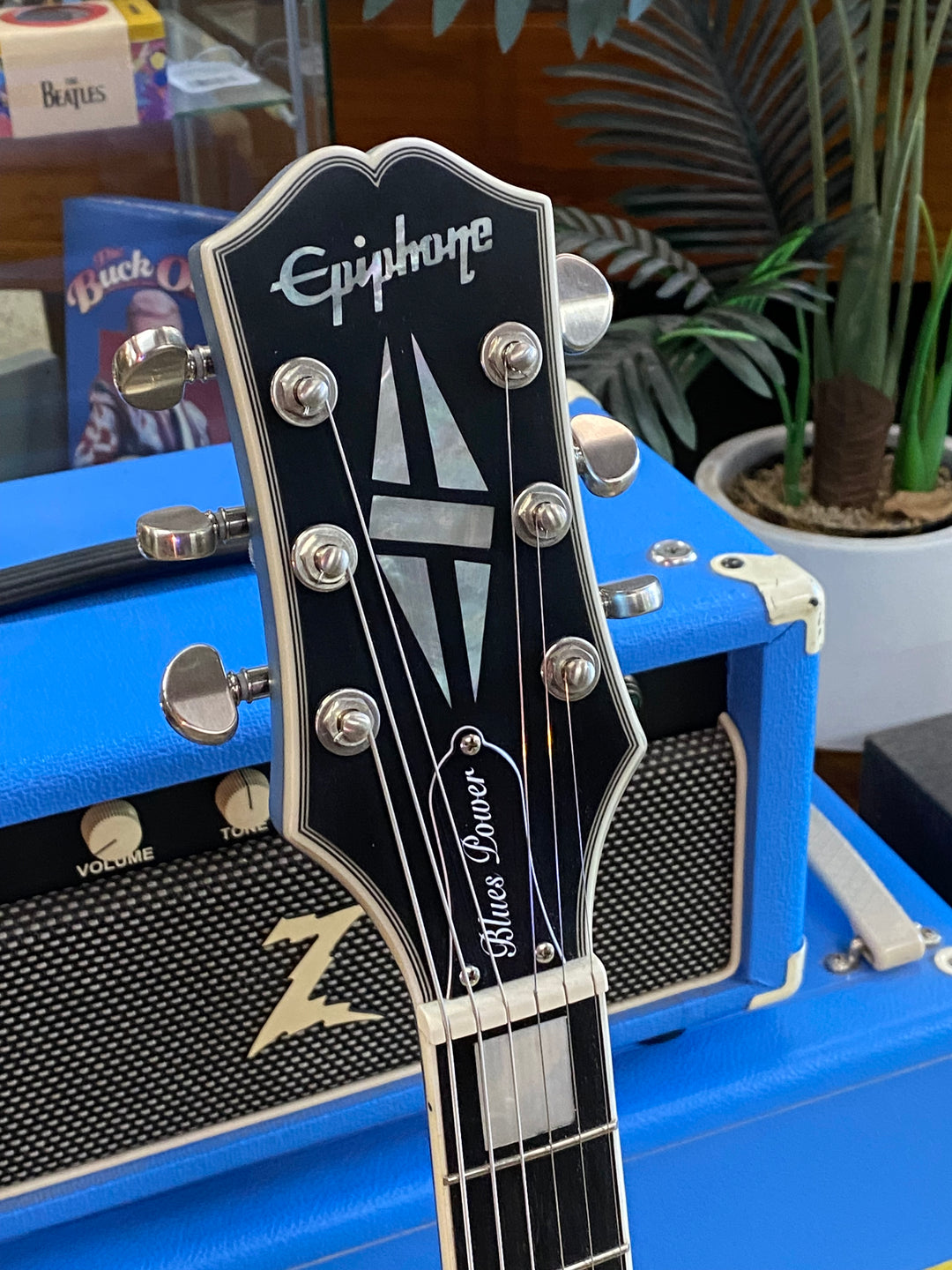 Epiphone 2023 Blues Power Les Paul Custom wcase ***pre loved***