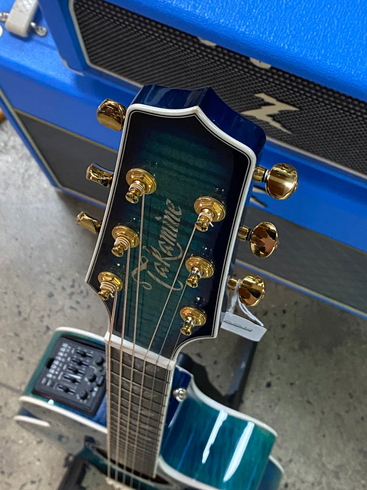 Takamine 2016 MIJ TDP181AC Blue Burst w/case ***pre loved***