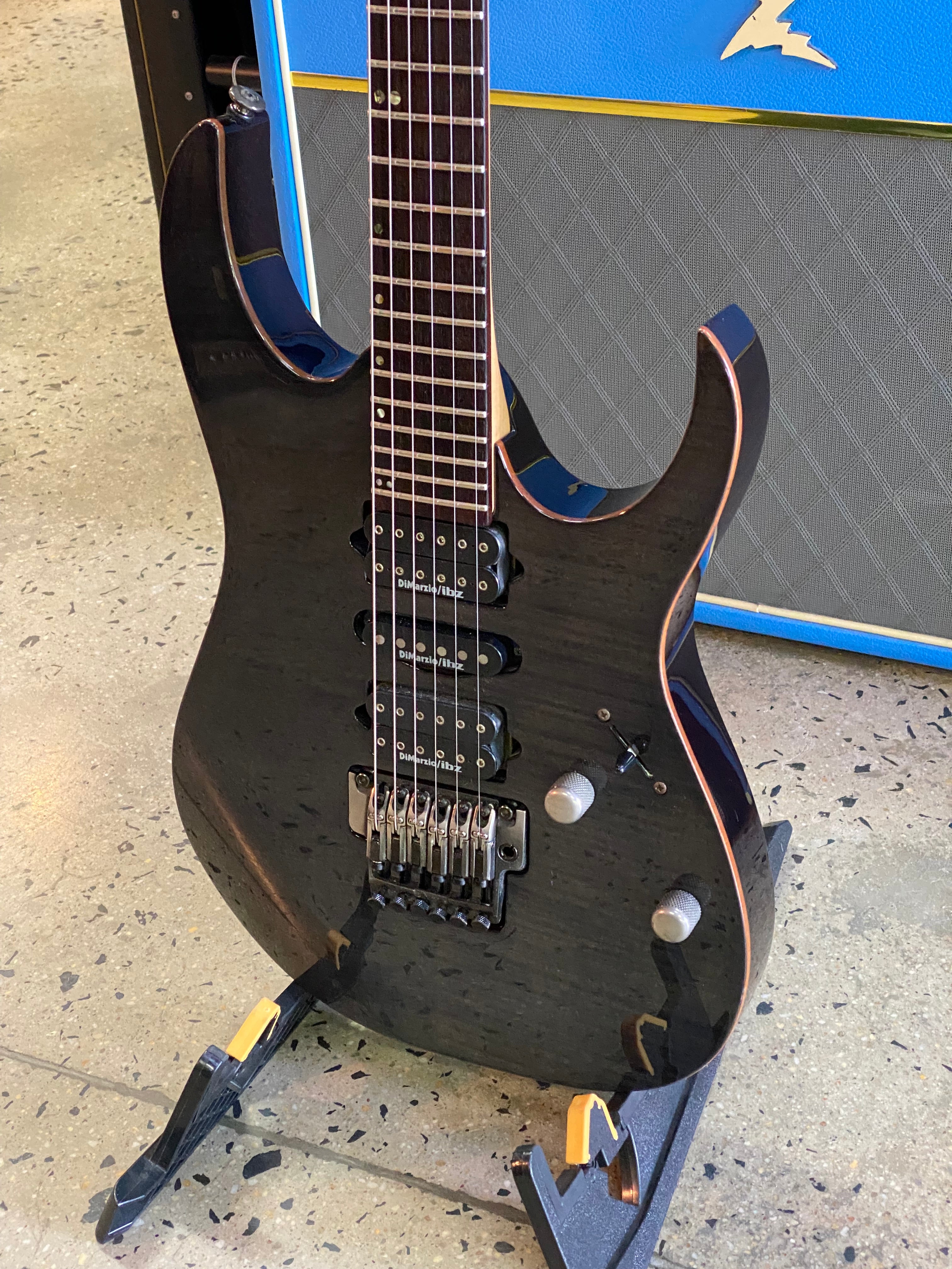 Ibanez 2004 MIJ Prestige RG2770 FM BX Black Onyx W/bag ***Pre